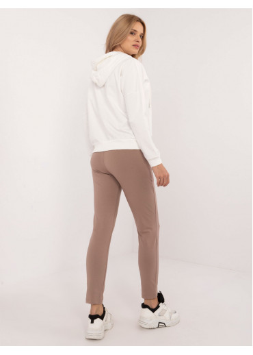 Béžovo hnedá tepláková súprava