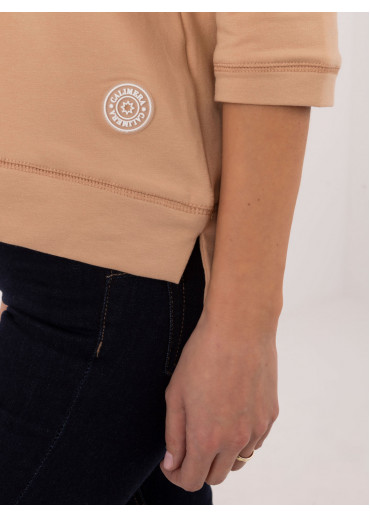 Hnedá dámska mikina