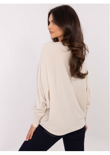 Béžovo hnedý dámsky sveter