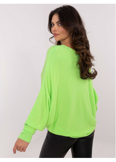 Limetkovo zelený dámsky sveter