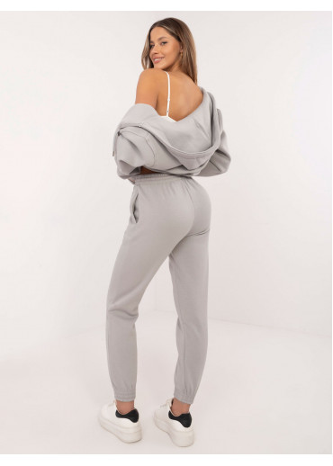 Svetlosivé basic tepláky