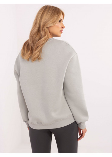 Svetlosivá dámska mikina