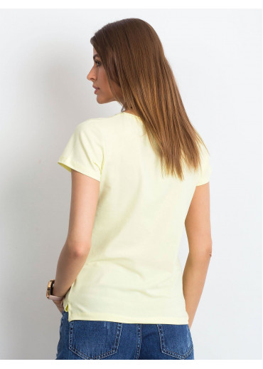 Vanilkovo žlté basic tričko