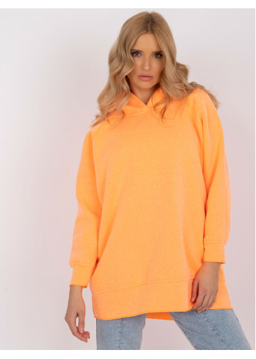 Oranžová mikinová tunika