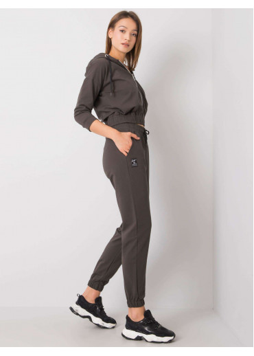 Khaki zelená tepláková súprava