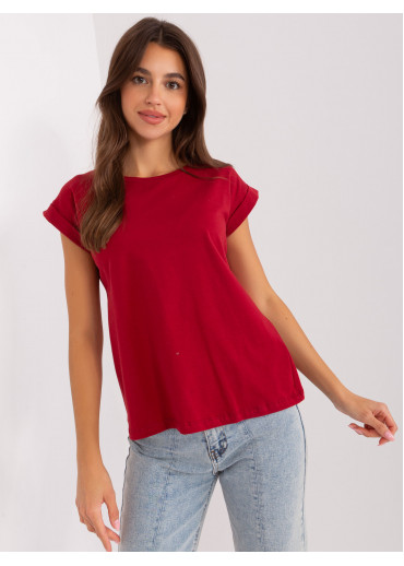 Bordovo červené tričko