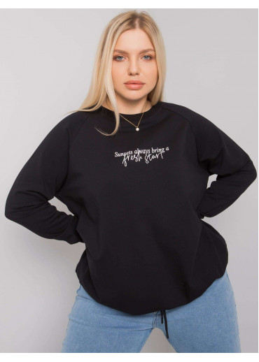 Čierna one size basic mikina