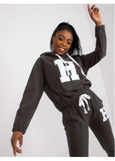 Khaki zelená tepláková súprava