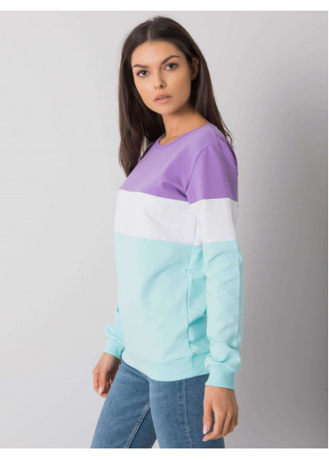 Fialová basic mikina