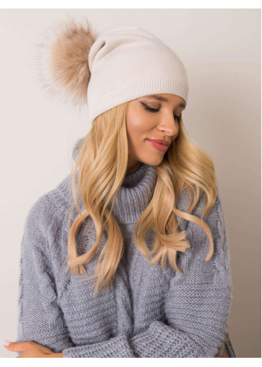 Béžovo hnedá čiapka