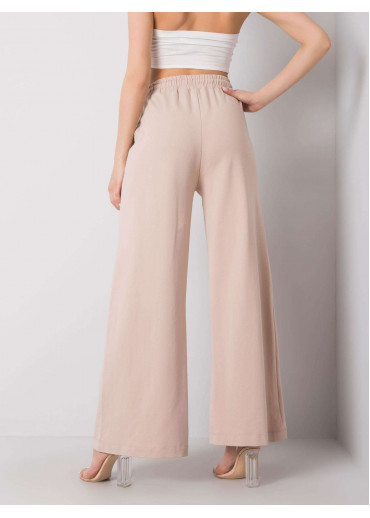 Béžovo hnedé rozšírené tepláky