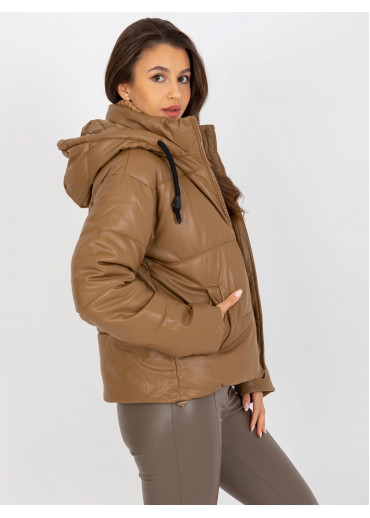 Hnedá krátka bunda