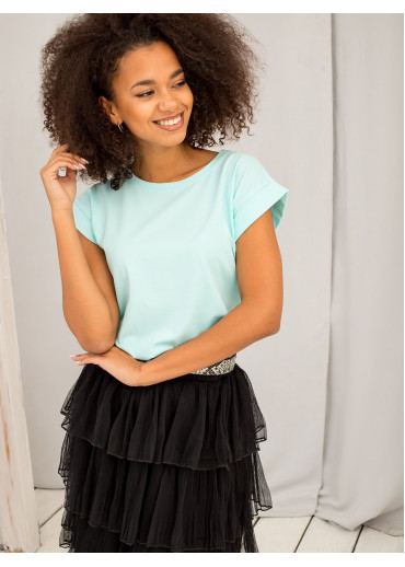 Svetlozelené basic tričko