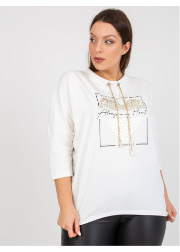 Biele tričko s potlačou