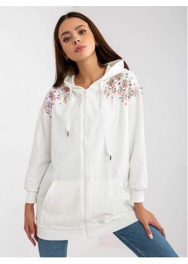 Smotanovo biela mikina