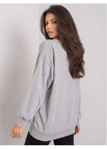 Sivé tričko s dlhým rukávom