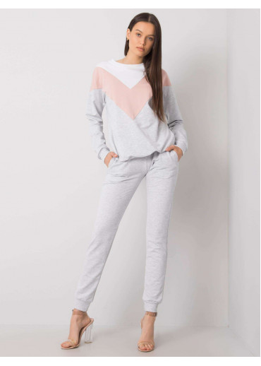 Púdrovo ružová tepláková súprava