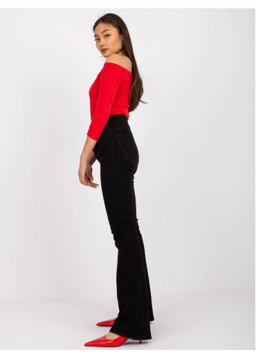 Červené bavlnené tričko