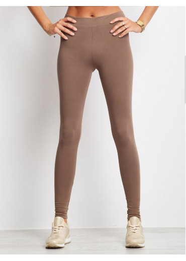 Béžovo hnedé legíny