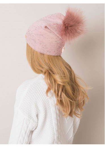 Púdrovo ružová čiapka