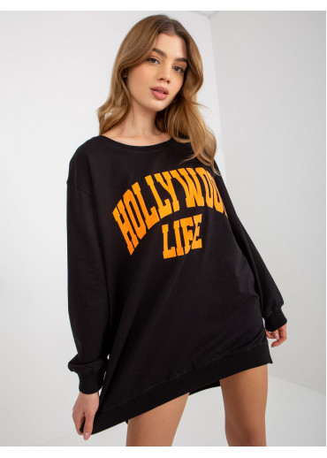 Čierna mikina Hollywood