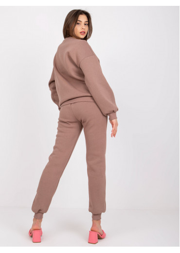 Kapučínovo hnedá tepláková súprava