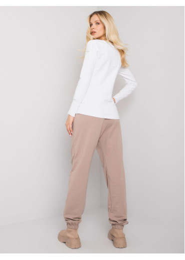 Béžovo hnedý športový komplet