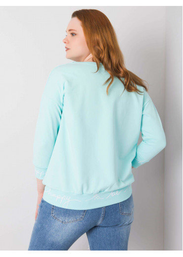 Svetlozelená mikina