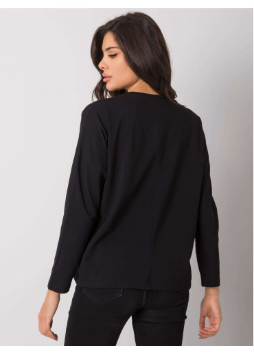 Čierne tričko s dlhým rukávom