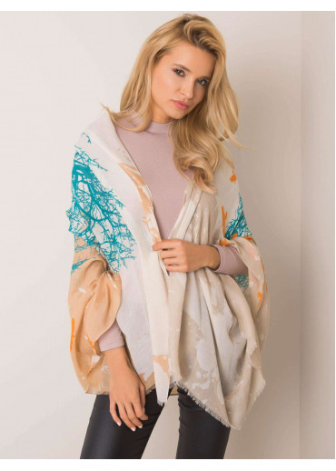 Béžovo hnedá šatka