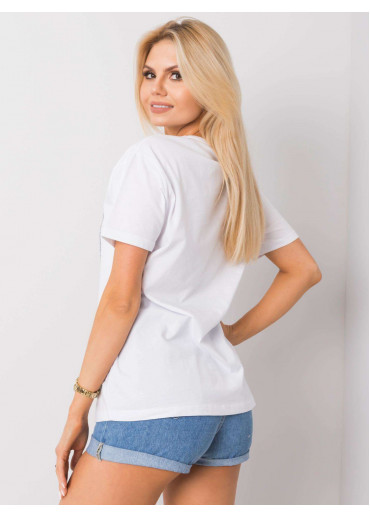 Biele bavlnené tričko