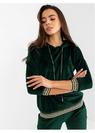 Tmavozelená tepláková súprava