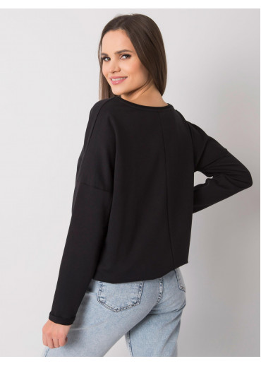 Čierne tričko s dlhým rukávom