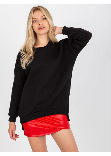 Čierna dámska mikina