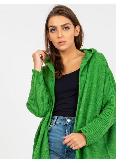 Zelený kardigán