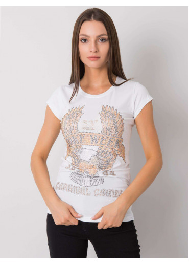 Biele bavlnené tričko