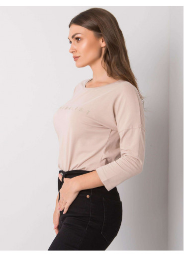 Béžovo hnedé tričko