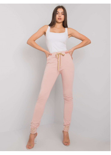 Tmavopúdrovo ružové tepláky