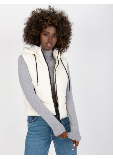 Smotanovo biela prešívaná vesta