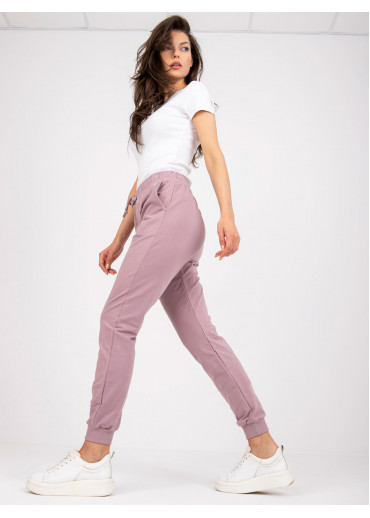 Tmavopúdrovo ružové tepláky