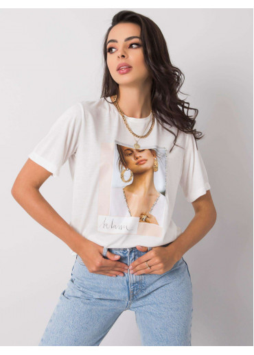 Biele bavlnené tričko