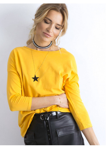 Karamelovo hnedé basic tričko