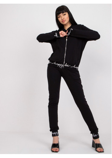 Čierna tepláková súprava