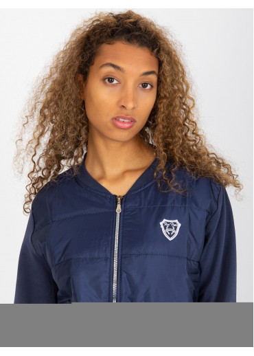 Modrá mikina na zips