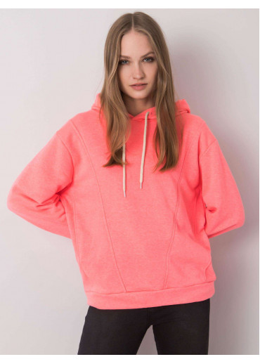 Ružová mikina s kapucňou