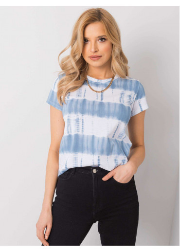Svetlomodré pruhované tričko