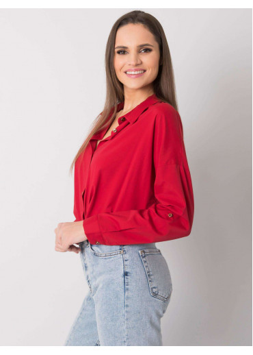 Bordovo červená košeľa