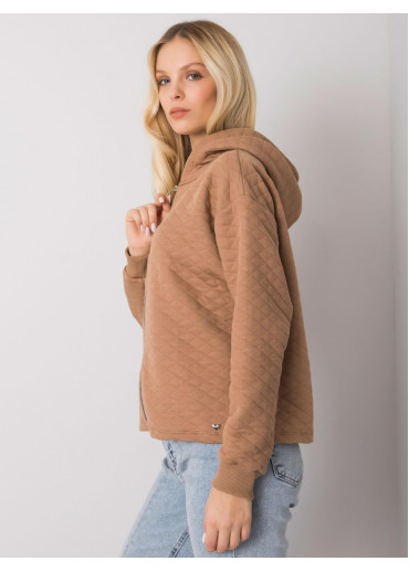 Hnedá mikina s kapucňou