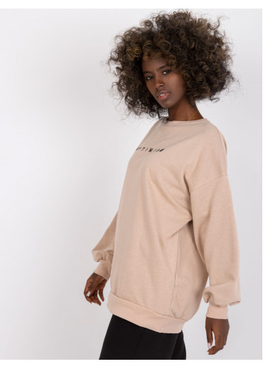 Béžovo hnedá mikina