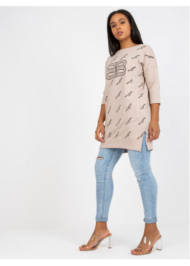 Béžovo hnedá tunika